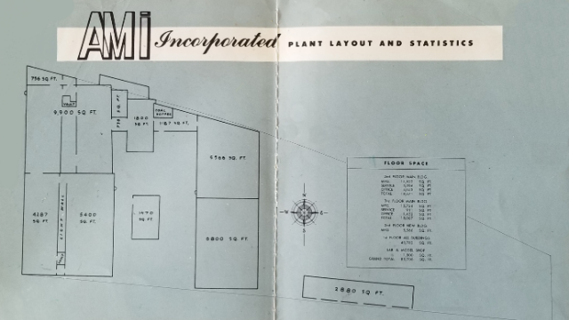 AMIfactory layout in 1949