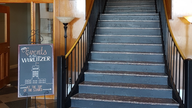 Staircase at Wurlitzer Building Lobby - March 2020